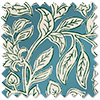 Land & Shore Rowallane, Teal - Roman Blind